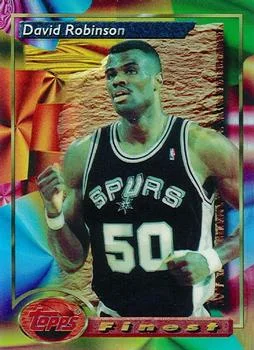 1993-94 Finest David Robinson [Refractors] Refractors #21 card image