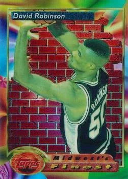 1993-94 Finest David Robinson MF Refractor #118 card image