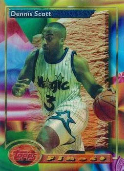 1993-94 Finest Dennis Scott Refractor #138 card image