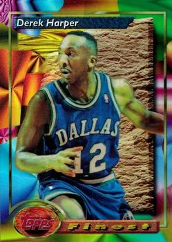 1993-94 Finest Derek Harper [Refractors] Refractors #31 card image