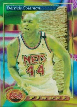 1993-94 Finest Derrick Coleman [Refractors] Refractors #80 card image