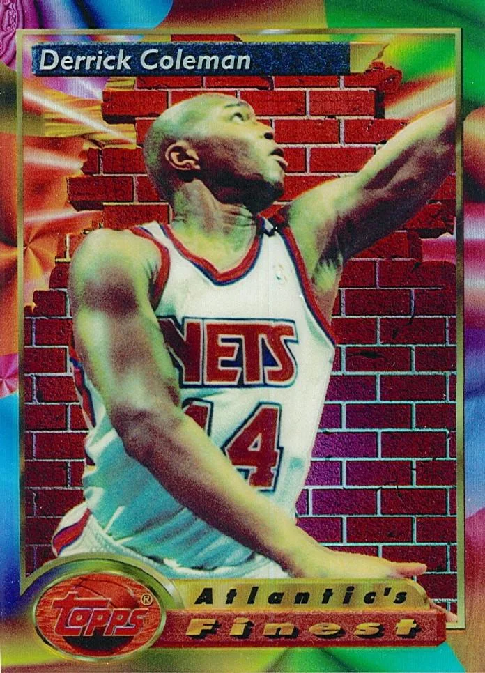 1993-94 Finest Derrick Coleman AF [Refractors] Refractors #98 card image