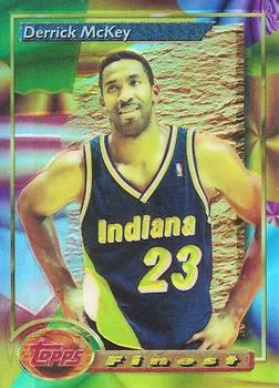 1993-94 Finest Derrick McKey [Refractors] Refractors #52 card image