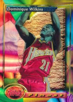 1993-94 Finest Dominique Wilkins Refractor #163 card image