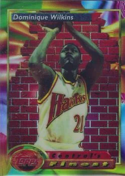 1993-94 Finest Dominique Wilkins CF [Refractors] Refractors #102 card image