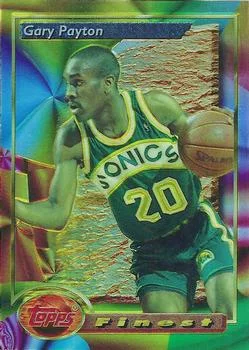1993-94 Finest Gary Payton SP Refractor #140 card image