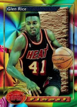 1993-94 Finest Glen Rice [Refractors] Refractors #15 card image