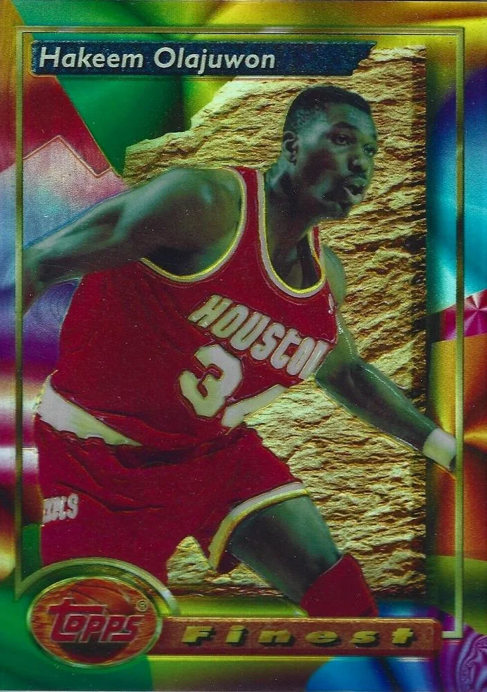 1993-94 Finest Hakeem Olajuwon [Refractors] Refractors #76 card image
