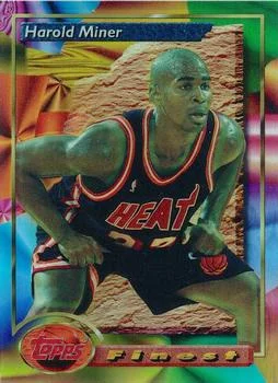 1993-94 Finest Harold Miner SP Refractor #218 card image
