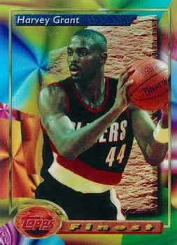 1993-94 Finest Harvey Grant Refractor #145 card image