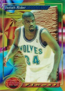 1993-94 Finest Isaiah Rider [Refractors] Refractors #79 card image