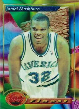 1993-94 Finest Jamal Mashburn [Refractors] Refractors #22 card image