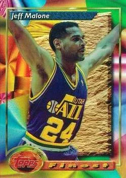 1993-94 Finest Jeff Malone SP [Refractors] Refractors #36 card image