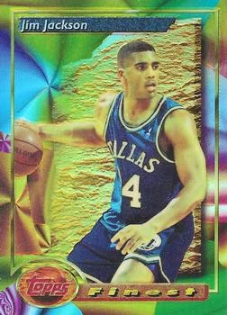 1993-94 Finest Jim Jackson Refractor #136 card image