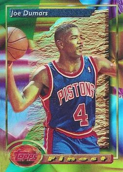 1993-94 Finest Joe Dumars Refractor #199 card image