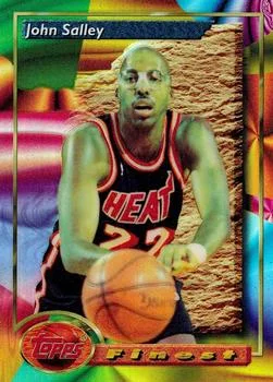 1993-94 Finest John Salley Refractor #177 card image