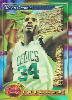 1993-94 Finest Kevin Gamble Refractor #150 card image
