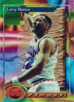 1993-94 Finest Larry Nance [Refractors] Refractors #51 card image