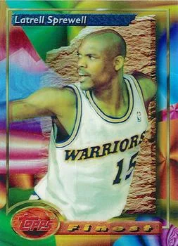 1993-94 Finest Latrell Sprewell [Refractors] Refractors #30 card image