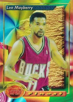 1993-94 Finest Lee Mayberry SP Refractor #180 card image