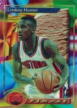 1993-94 Finest Lindsey Hunter Refractor #184 card image