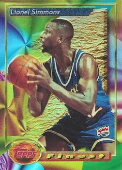 1993-94 Finest Lionel Simmons [Refractors] Refractors #68 card image