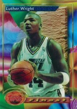 1993-94 Finest Luther Wright [Refractors] Refractors #196 card image
