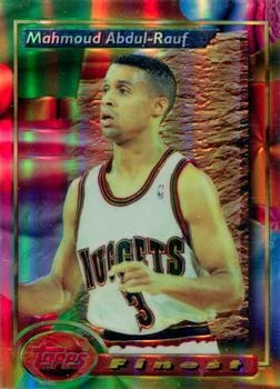 1993-94 Finest Mahmoud Abdul-Rauf Refractor #191 card image
