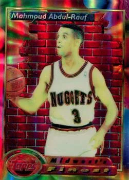 1993-94 Finest Mahmoud Abdul-Rauf MF Refractor #114 card image