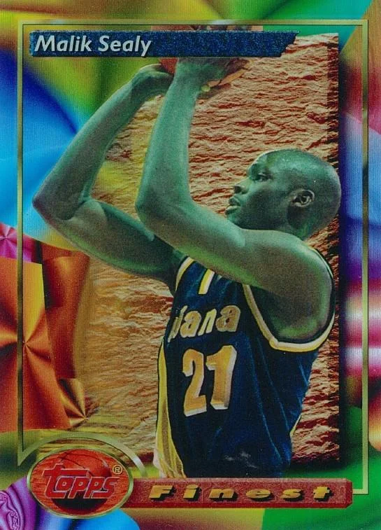1993-94 Finest Malik Sealy Refractor #216 card image