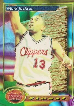 1993-94 Finest Mark Jackson [Refractors] Refractors #8 card image