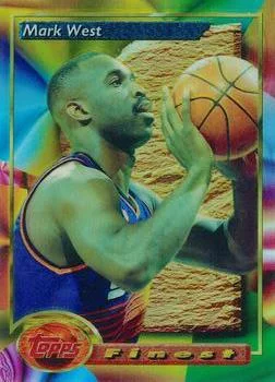1993-94 Finest Mark West [Refractors] Refractors #9 card image