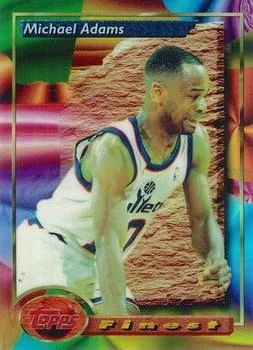 1993-94 Finest Michael Adams SP [Refractors] Refractors #56 card image
