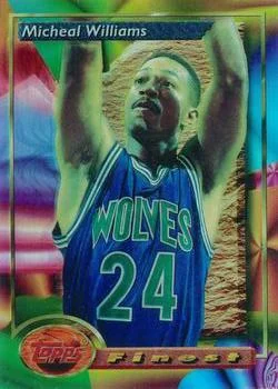 1993-94 Finest Micheal Williams [Refractors] Refractors #19 card image