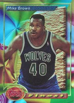 1993-94 Finest Mike Brown [Refractors] Refractors #29 card image