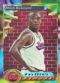1993-94 Finest Mitch Richmond PF Refractor #126 card image