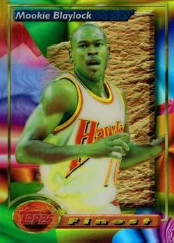 1993-94 Finest Mookie Blaylock Refractor #135 card image