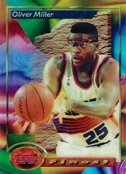 1993-94 Finest Oliver Miller [Refractors] Refractors #85 card image
