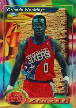 1993-94 Finest Orlando Woolridge SP Refractor #142 card image