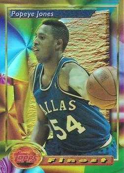 1993-94 Finest Popeye Jones Refractor #156 card image