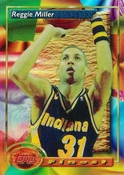 1993-94 Finest Reggie Miller SP [Refractors] Refractors #11 card image