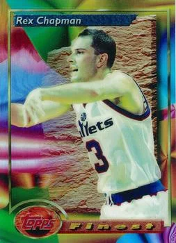 1993-94 Finest Rex Chapman Refractor #158 card image