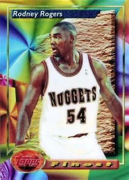 1993-94 Finest Rodney Rogers Refractor #131 card image