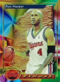 1993-94 Finest Ron Harper Refractor #168 card image