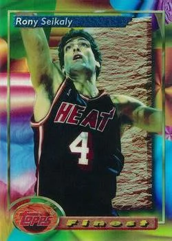1993-94 Finest Rony Seikaly Refractor #213 card image