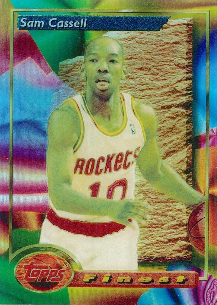 1993-94 Finest Sam Cassell Refractor #169 card image