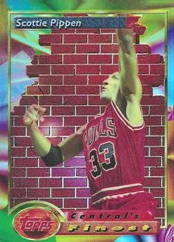 1993-94 Finest Scottie Pippen CF [Refractors] Refractors #105 card image