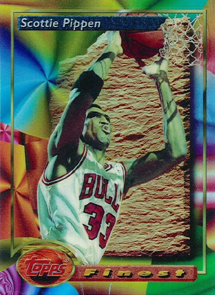 1993-94 Finest Scottie Pippen SP Refractor #208 card image