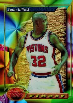 1993-94 Finest Sean Elliott [Refractors] Refractors #37 card image