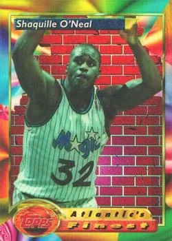 1993-94 Finest Shaquille O'Neal AF [Refractors] Refractors #99 card image